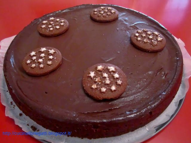 cheesecake torta cioccolato fondente pan di stelle ricetta