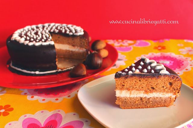 torta cioccolato castagne ricotta miele glassa ricetta dolce