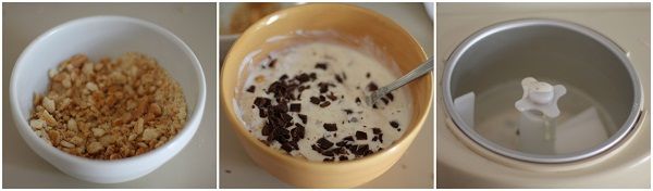 gelato yogurt biscotto cioccolato