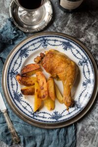 pollo arrosto croccante