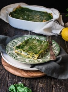 lasagna ricotta e spinaci