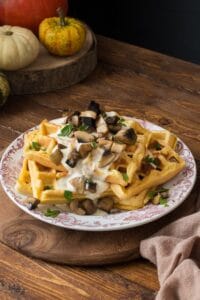 waffel salati alla zucca