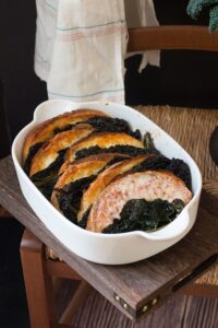 Sformato di pane e cavolo nero 3 sformato di pane