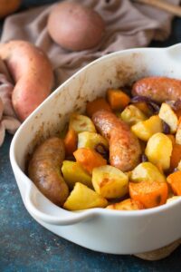 Patate e salsiccia al forno 3 patate e salsiccia al forno