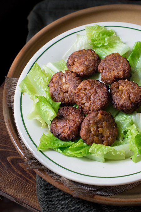 Polpette di tempeh e mela 5 Polpette di tempeh e mela