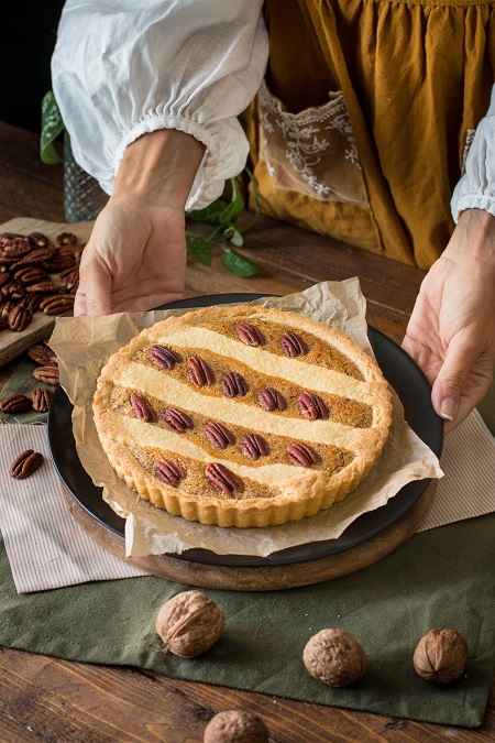 Crostata di farro con noci 1 Crostata di farro con noci