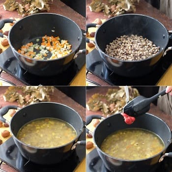come si prepara la zuppa di fagioli e zucca