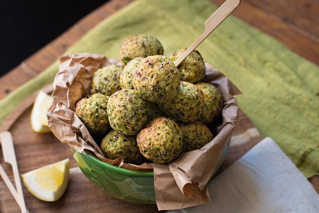 Polpette di quinoa e broccoli 1 polpette di quinoa e broccoli