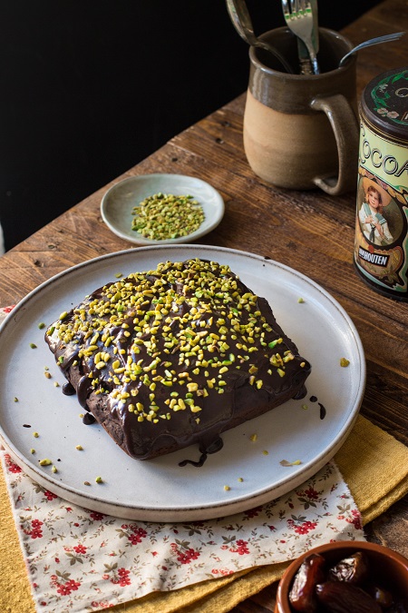 Torta datteri e cioccolato senza zucchero 2 torta datteri e cioccolato