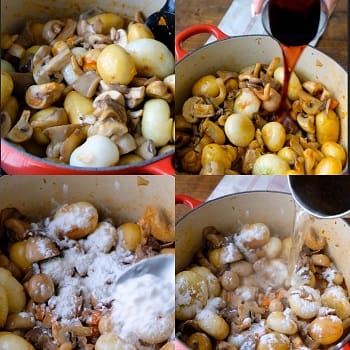 Stufato di funghi patate e cipolline 5 come si fa lo stufato di funghi