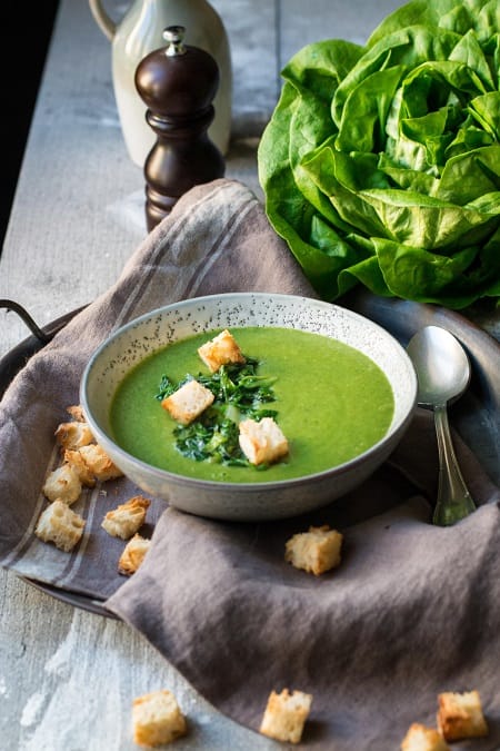 Crema di lattuga e patate 6 crema lattuga e patate