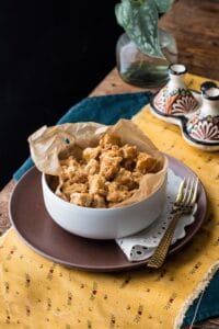 tofu croccante in friggitrice ad aria