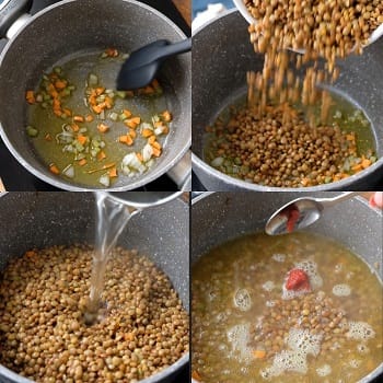 come si fa la zuppa di lenticchie e broccoli