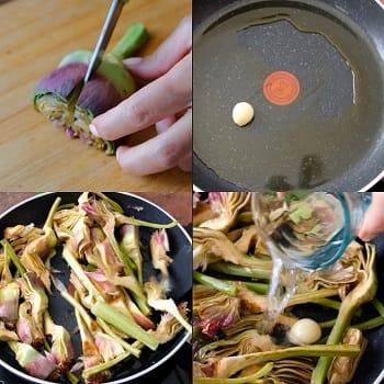 come si prepara la bruschetta ai carciofi