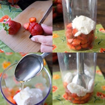 come si prepara la crema di ricotta e fragole