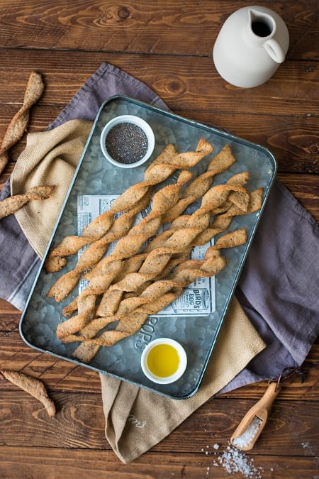 grissini integrali con semi di chia