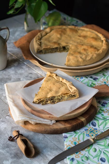 torta salata carciofi e patate