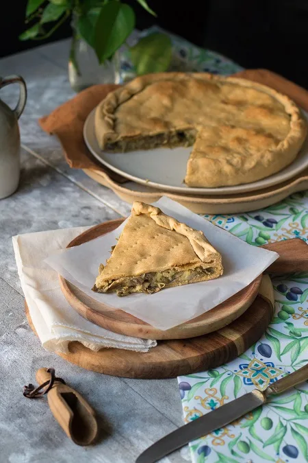 torta salata carciofi e patate