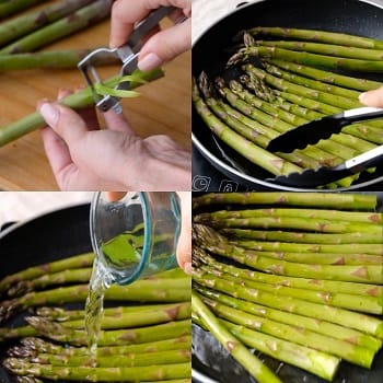 come si fanno gli asparagi e fagioli in padella