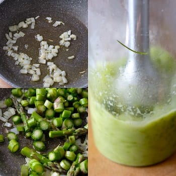Nidi di agretti con patate e salsa agli asparagi 5 come si prepara la crema di asparagi