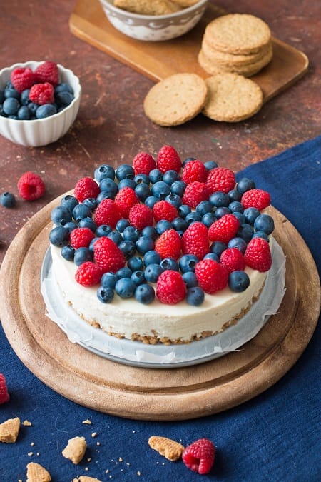 cheesecake vegana senza cottura