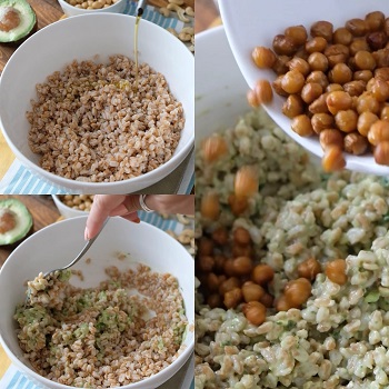 Insalata di farro con pesto di avocado 6 come si prepara linsalata di farro con pesto di avocado