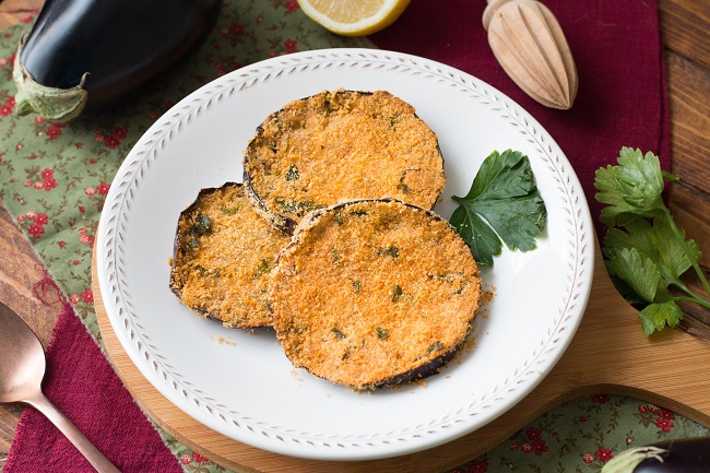 Cotolette di melanzane senza uova 1 cotolette di melanzane