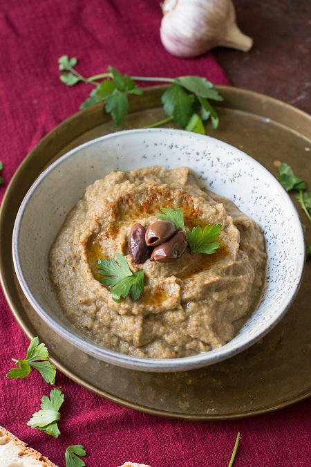 crema di melanzane vegana