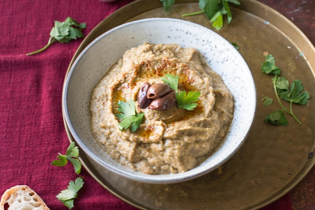 Crema di melanzane vegana 1 crema di melanzane