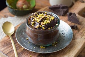 mousse cioccolato e avocado