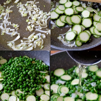 come si prepara il pesto di zucchine e piselli