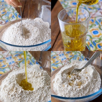 come si prepara la pizza scima abruzzese