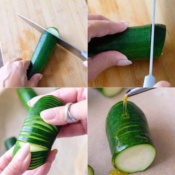 come si preparano le zucchine hasselback