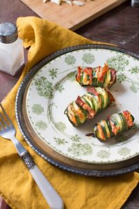 zucchine hasselback