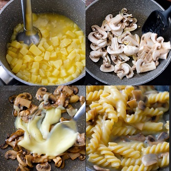 Pasta con crema di patate e funghi 5 come si prepara la pasta con crema di patate e funghi