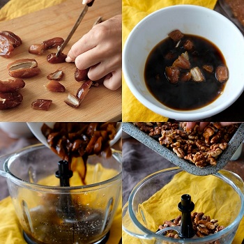 Torta noci e caffè vegana 4 come si prepara la torta di noci e caffe