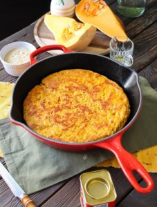 focaccia alla zucca in padella