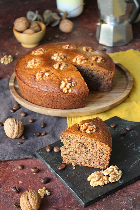 Torta noci e caffè vegana 2 torta noci e caffè vegana